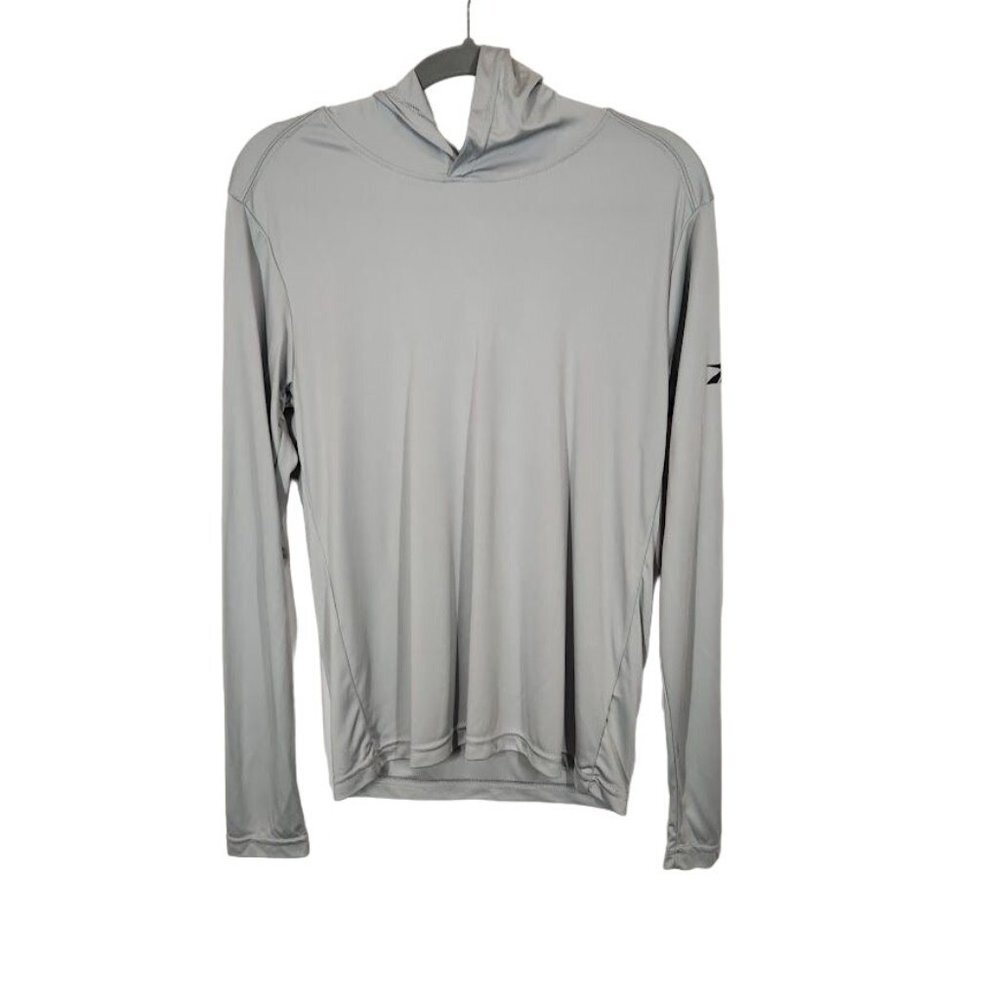 Reebok Men's Pullover Lightweight Hoodie in Light Gray Size XS‎
